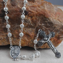 Metal beads rosary